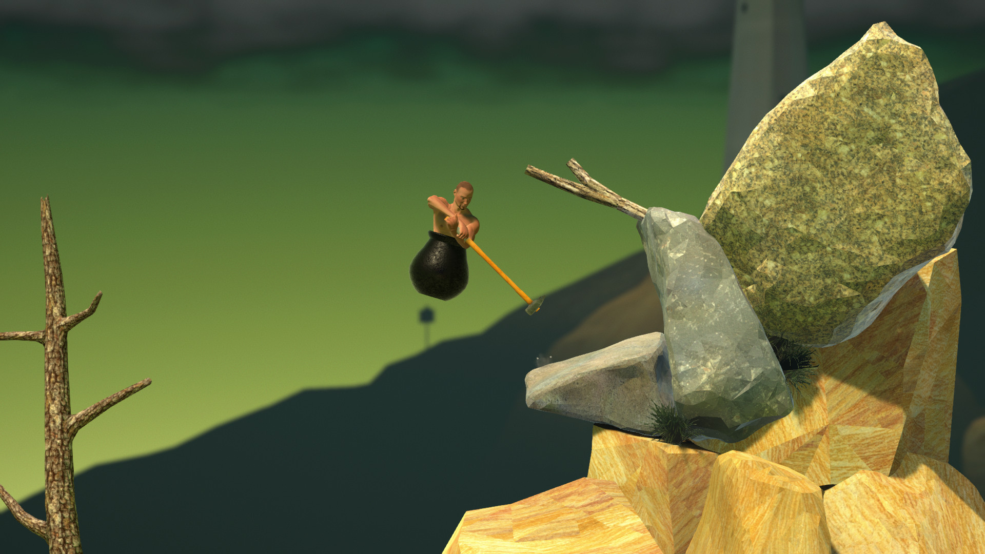 《和班尼特福迪一起攻克难关(Getting Over It with Bennett Foddy)》插图1 《和班尼特福迪一起攻克难关(Getting Over It with Bennett Foddy)》插图1